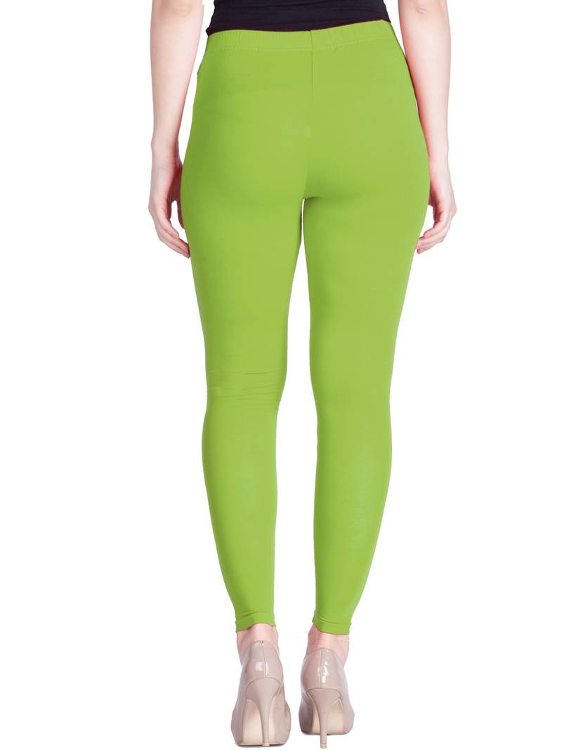  Lyra Parrot Green Free Size Ankle Leggings