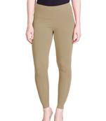  Lyra Beige Free Size Ankle Leggings