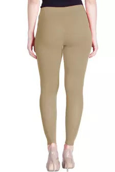  Lyra Beige Free Size Ankle Leggings
