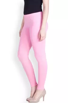  Lyra Light Pink Free Size Ankle Leggings