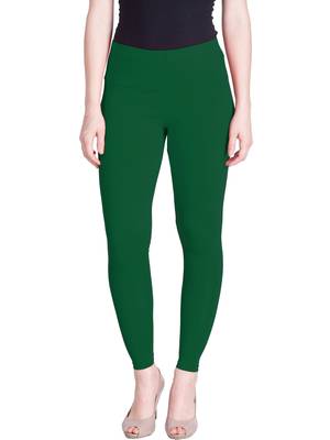  Lyra Rama Green Free Size Ankle Leggings 1