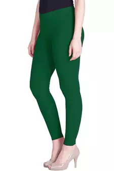 Lyra Rama Green Free Size Ankle Leggings