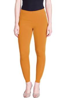  Lyra Mustard Free Size Ankle Leggings