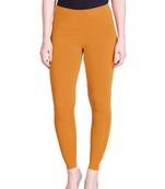  Lyra Mustard Free Size Ankle Leggings