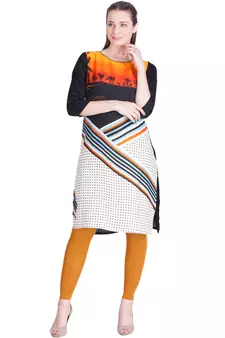  Lyra Mustard Free Size Ankle Leggings