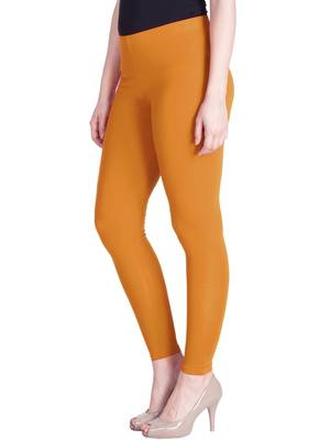  Lyra Mustard Free Size Ankle Leggings 3