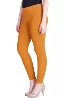  Lyra Mustard Free Size Ankle Leggings