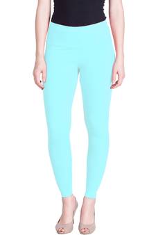  Lyra Sky Blue Free Size Ankle Leggings