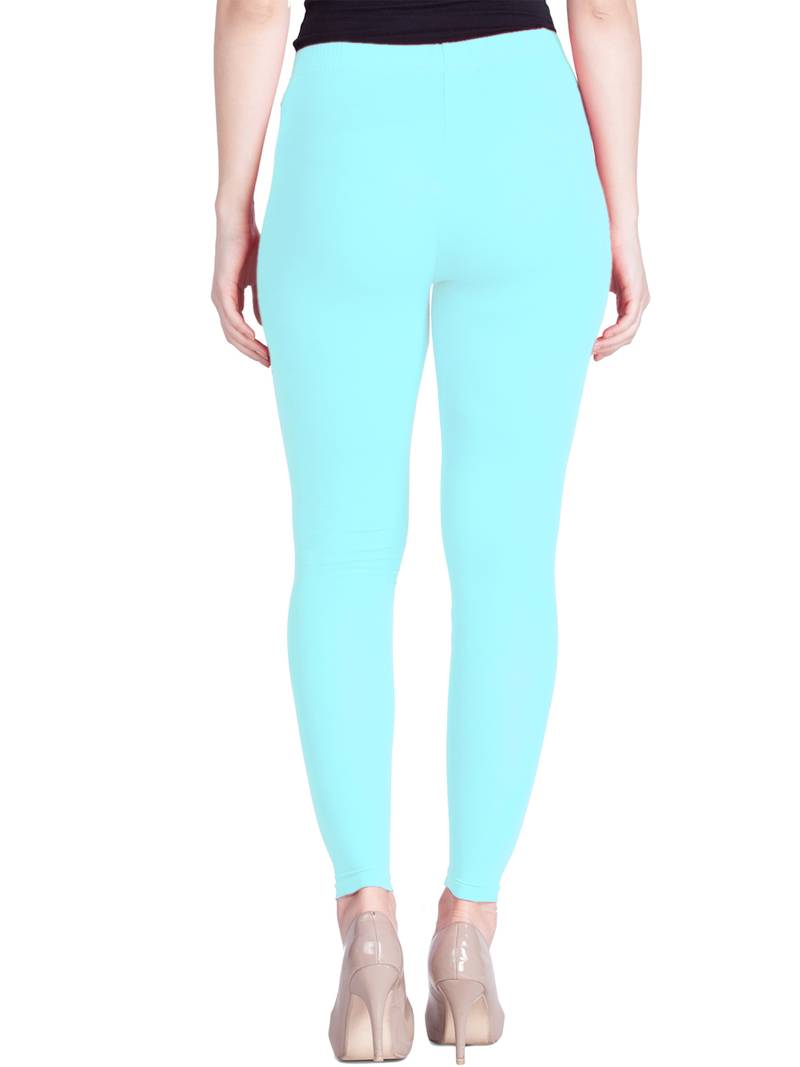  Lyra Sky Blue Free Size Ankle Leggings