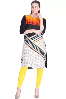  Lyra Light Lemon Free Size Ankle Leggings