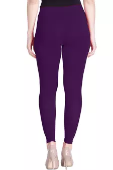  Lyra M. Purple Free Size Ankle Leggings
