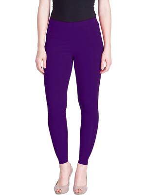  Lyra Purple Heart Free Size Ankle Leggings 1