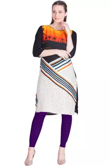  Lyra Purple Heart Free Size Ankle Leggings