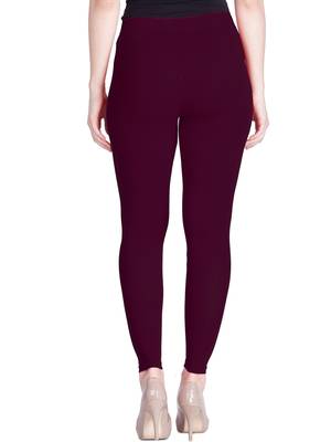  Lyra Dark Violet Free Size Ankle Leggings 4