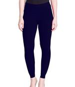Lux Lyra Navy Blue Free Size Ankle Leggings
