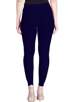 Lux Lyra Navy Blue Free Size Ankle Leggings