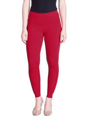  Lyra Light Fuchsia Free Size Ankle Leggings 1