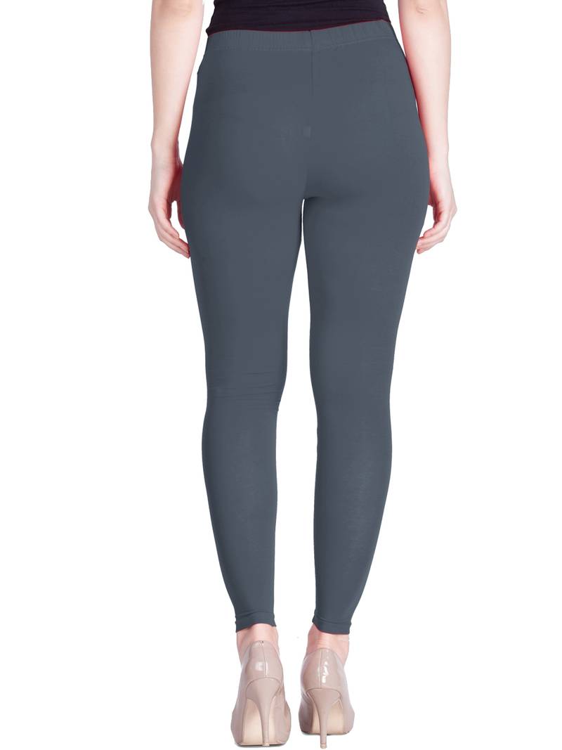  Lyra Steel Grey Free Size Ankle Leggings