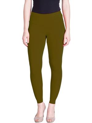  Lyra Chatni Green Free Size Ankle Leggings 1