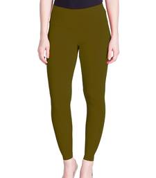  Lyra Chatni Green Free Size Ankle Leggings