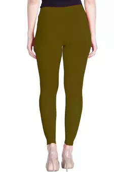  Lyra Chatni Green Free Size Ankle Leggings