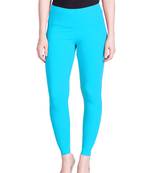  Lyra Powder Blue Free Size Ankle Leggings