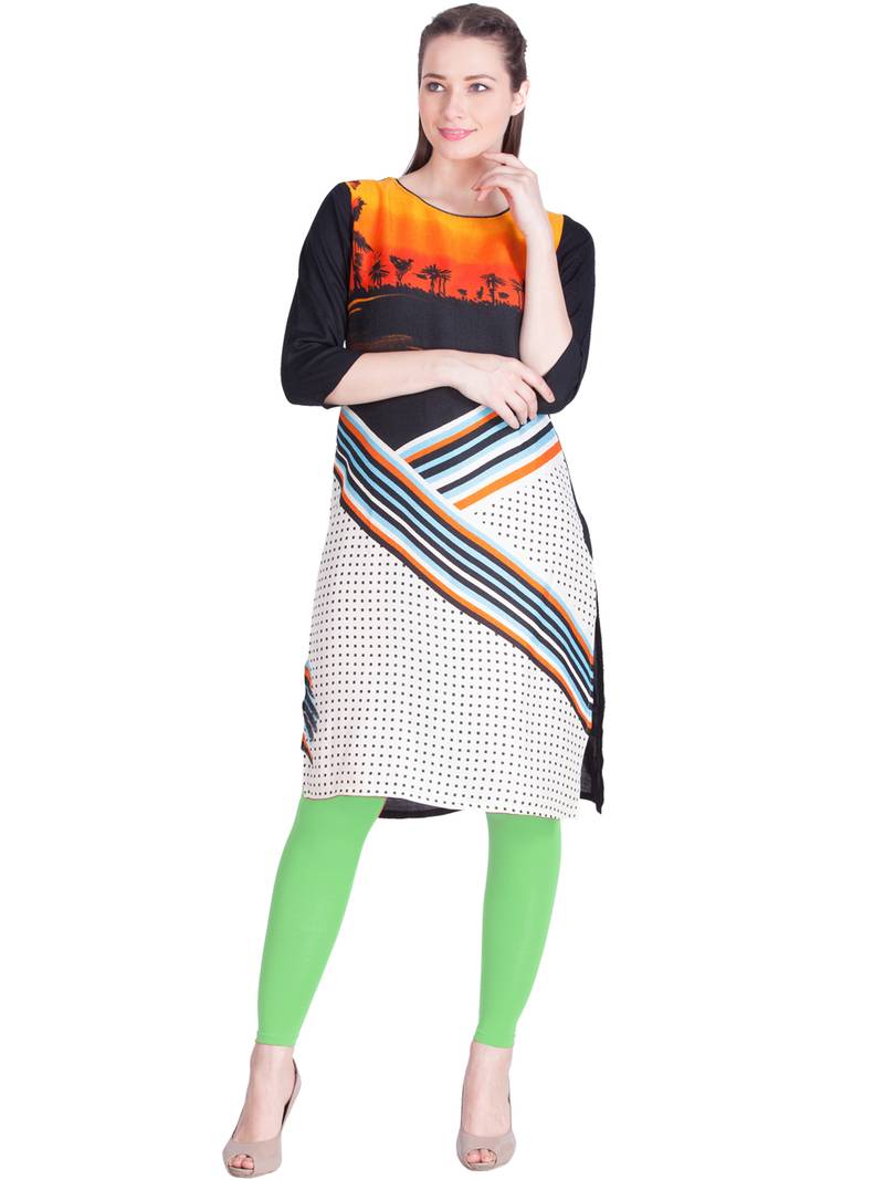  Lyra Pesta Green Free Size Ankle Leggings