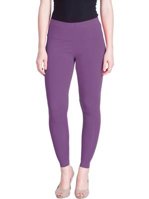  Lyra Light Lavender Free Size Ankle Leggings 1
