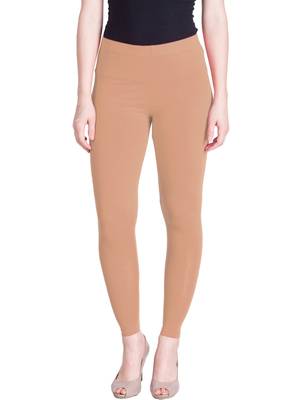  Lyra Peach Free Size Ankle Leggings 1