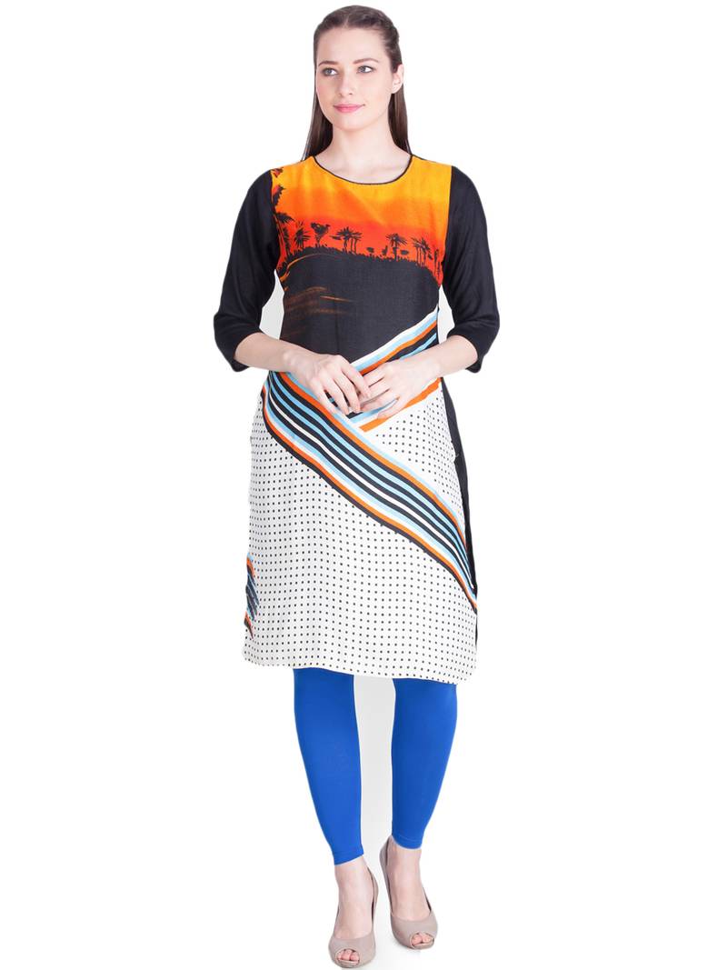  Lyra Ink Blue Free Size Ankle Leggings