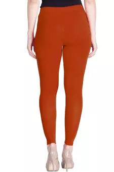  Lyra Rust Free Size Ankle Leggings