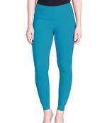  Lyra Blue Coracao Free Size Ankle Leggings