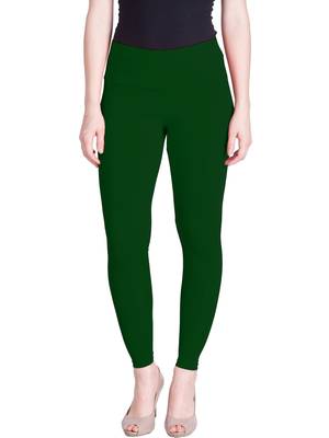  Lyra Fourleaf Green Free Size Ankle Leggings 1