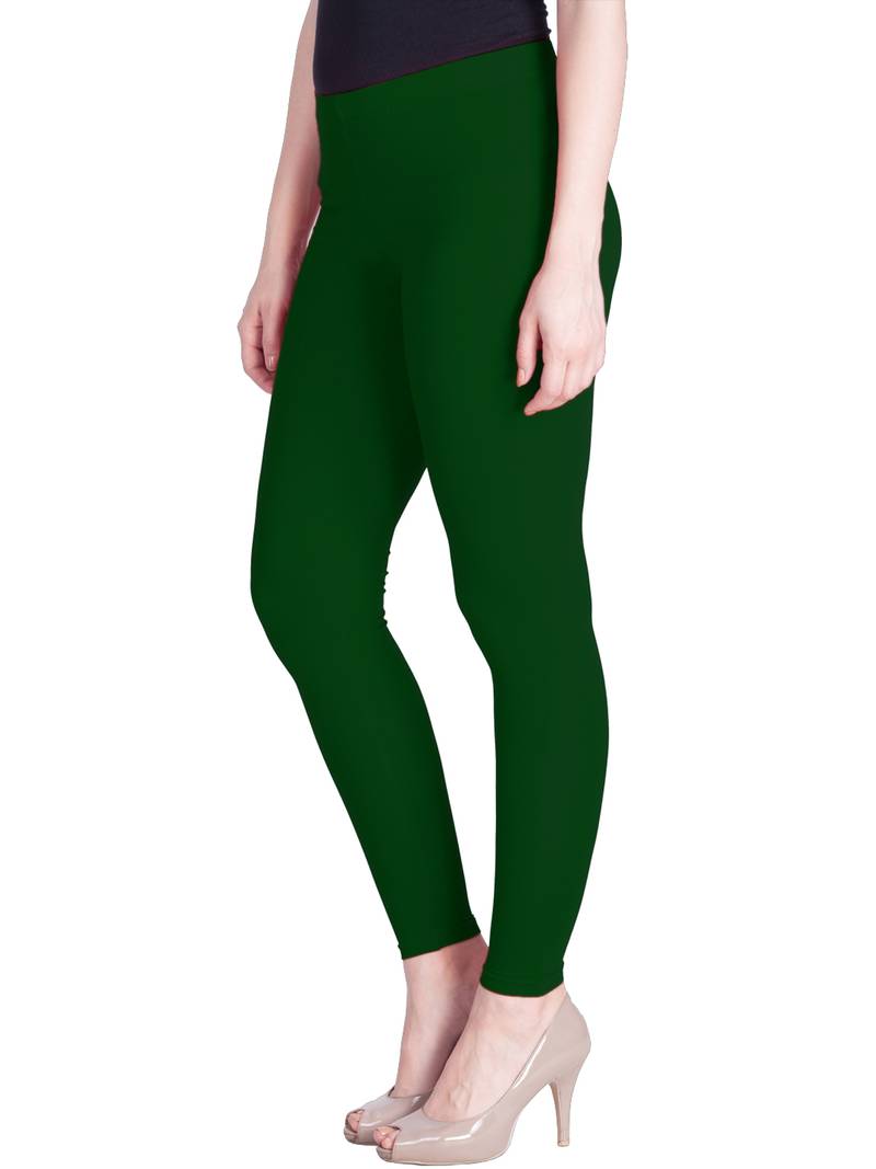  Lyra Fourleaf Green Free Size Ankle Leggings