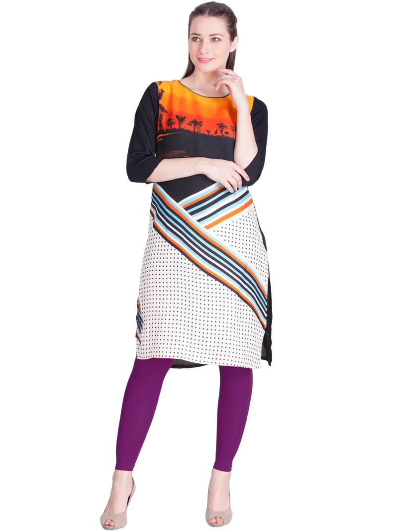  Lyra Pure Purple Free Size Ankle Leggings