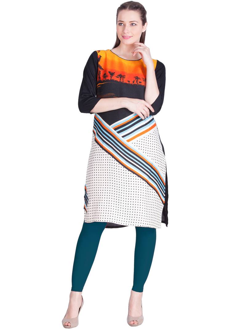  Lyra Ocean Blue Free Size Ankle Leggings