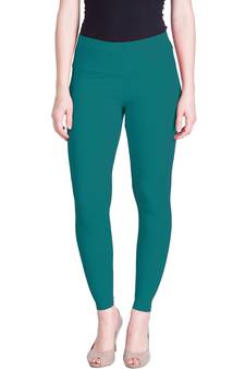  Lyra Sea Green Free Size Ankle Leggings