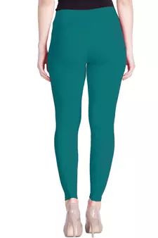  Lyra Sea Green Free Size Ankle Leggings