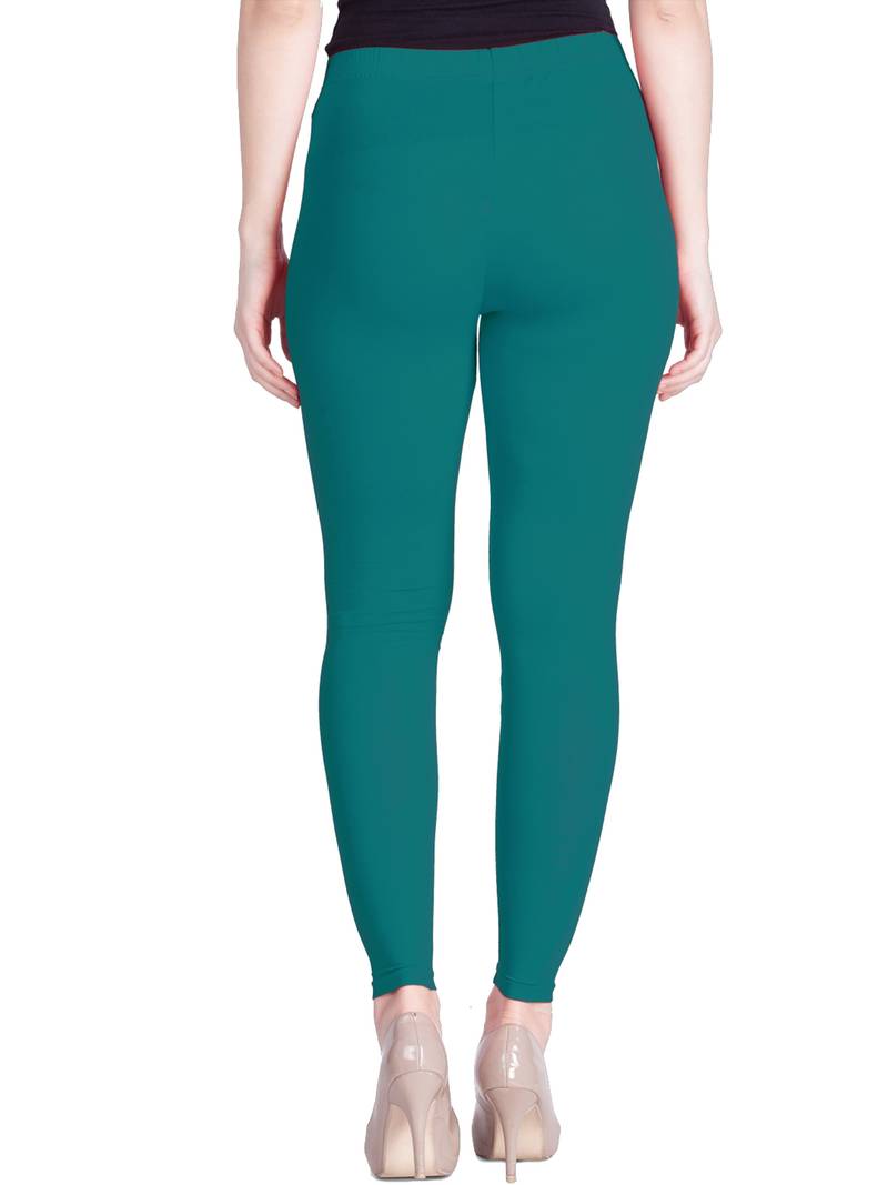  Lyra Sea Green Free Size Ankle Leggings