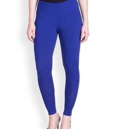  Lyra Royal blue Free Size Ankle Leggings
