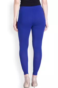  Lyra Royal blue Free Size Ankle Leggings