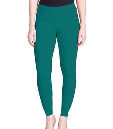  Lyra Peacock Free Size Ankle Leggings