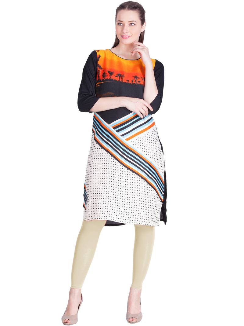  Lyra Cream Free Size Ankle Leggings