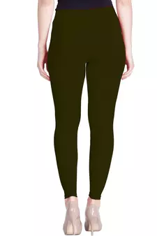  Lyra Olive Free Size Ankle Leggings