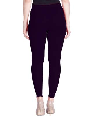  Lyra Plum Free Size Ankle Leggings 4