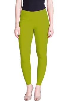  Lyra Yellow Green Free Size Ankle Leggings