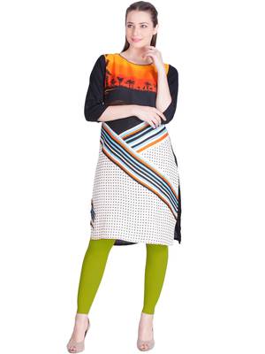  Lyra Yellow Green Free Size Ankle Leggings 2