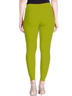  Lyra Yellow Green Free Size Ankle Leggings 4