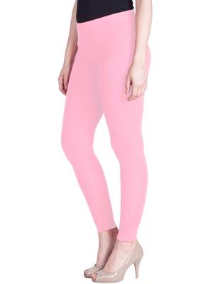  Lyra Baby Pink Free Size Ankle Leggings 3