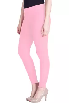  Lyra Baby Pink Free Size Ankle Leggings